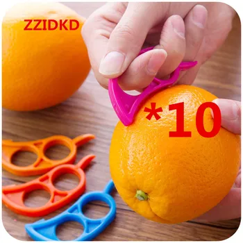 

10PC Freeshipping Orange Peelers Zesters Opener practical Lemon Fruit Slicer Fruit Stripper Opener Fruit & Vegetable Cooking Too