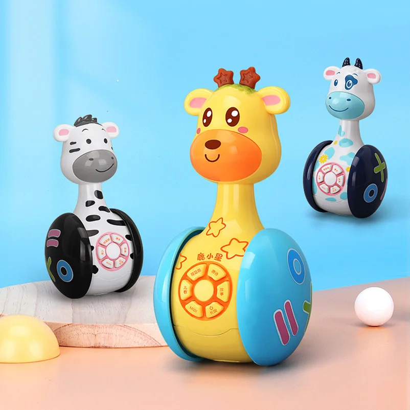 

Cute Electric Story Machine Toys Children Early Educational Multifunction Tumbler Learning Machine Wth Light Toys