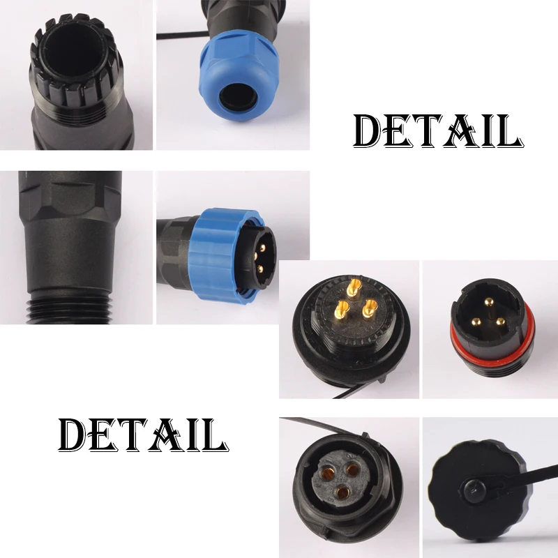 SP20 IP68 Cable Connector Plug & Socket Male Female 2/3/4/5/7/9/10/12/14 Pin Waterproof Connectors for Communication Equipment SP20 IP68 Cable Connector Plug & Socket Male Female 2/3/4/5/7/9/10/12/14 Pin Waterproof Connectors for Communication Equipment