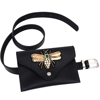 

Waist Bag Women Fashion Packs Belt Bag Dragonfly Waist Bag Leather Chest Handbag Fanny Pack Bum