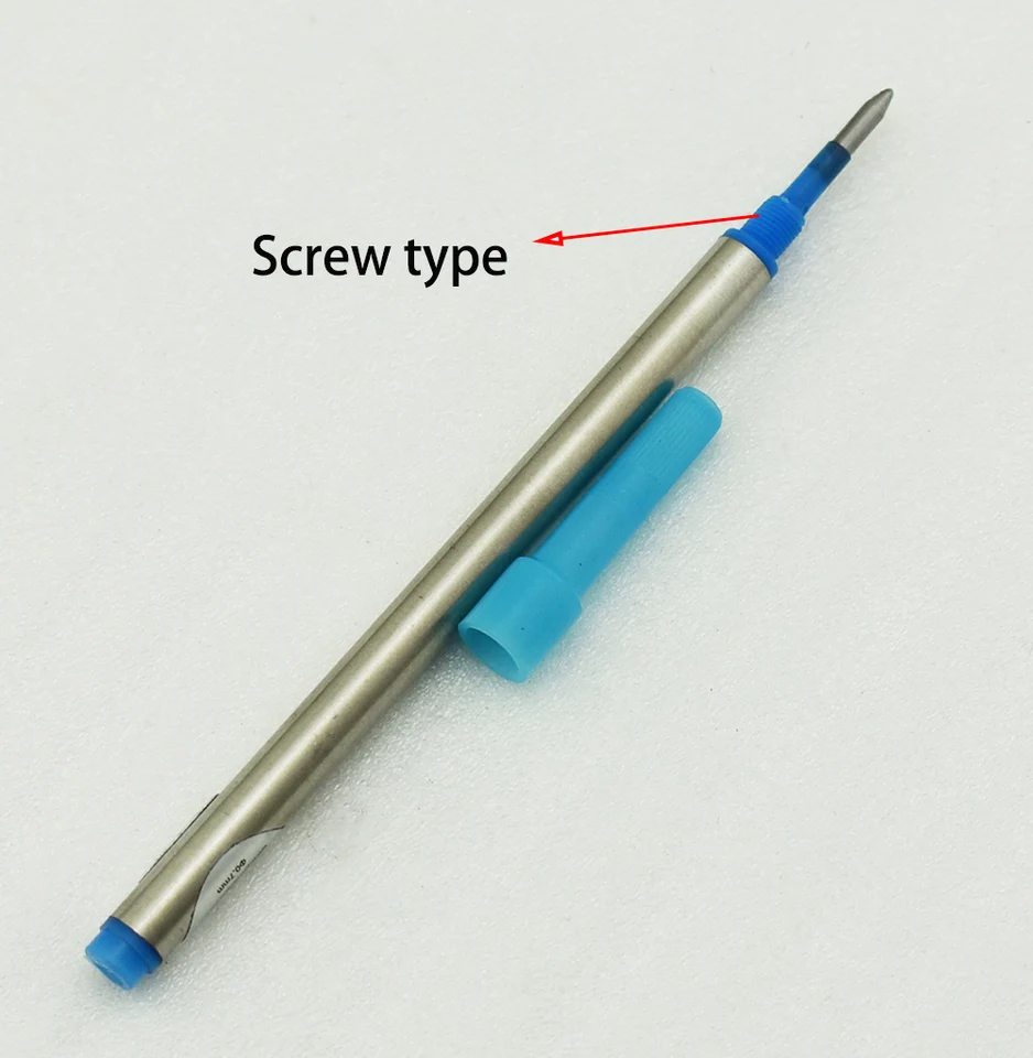 30 Ricariche Per Penna A Sfera - Inchiostro Nero, Punta Media 1 Mm, Universali Per Penne Retrattili Standard, Scrittura Fluida, Confezione Economica - 2