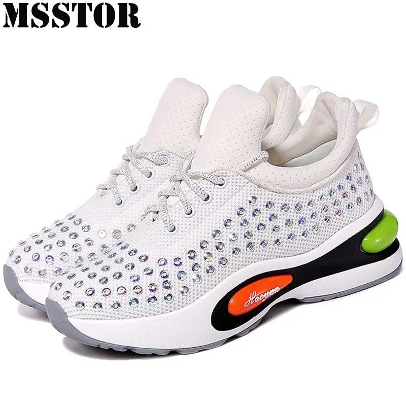 MSSTOR 2019 New Breathable Mesh Sport Shoes For Women Casual Fashion Running Shoes Woman Brand Athletic Walking Ladies Sneakers MSSTOR 2019 New Breathable Mesh Sport Shoes For Women Casual Fashion Running Shoes Woman Brand Athletic Walking Ladies Sneakers