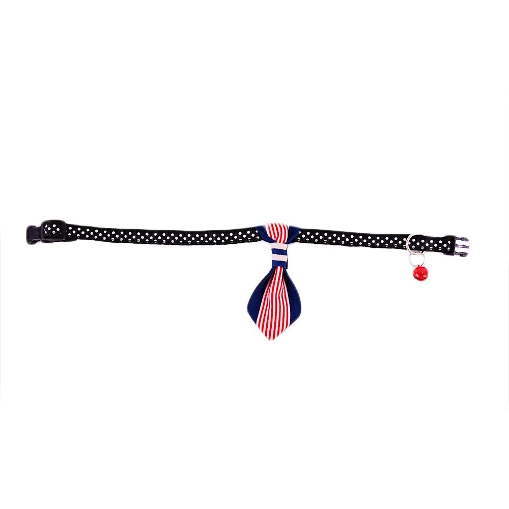Nylon Pet Cat Tie Collar Dog Product Bell Puppy Kitten Collars Dogs Cats Outfit Adjustable Dog Collar Cat Accessories MD0004 (42)