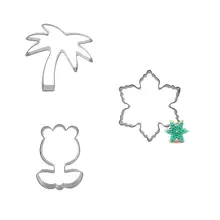 Комплект из 3 предметов, для фруктов и овощей, печенье пресс для приготовления равиоли инструменты для выпечки, формы для выпечки пресс-формы Кухня комплект Нержавеющая сталь для выпечки фонданта