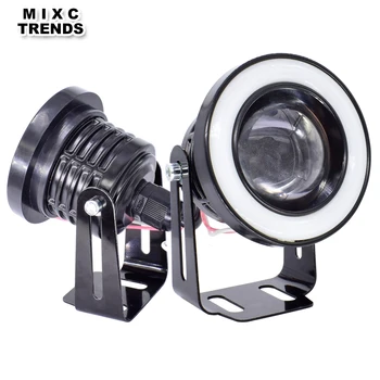 

2x 30W LED Fog Lights 89mm 3.5 Inch Angel Eyes LED DRL Daytime Running Light 12V Waterproof External Led Car Styling Car Light