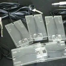 10 шт татуировки Прозрачные Акриловые татуировки педаль переключатель для татуировки питания