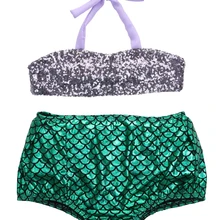 С бантом для маленьких девочек, одежда для купания, детские плавки для девочек один Двойка купальный костюм для девочек, детские купальники, пляжная одежда, купальник, костюм