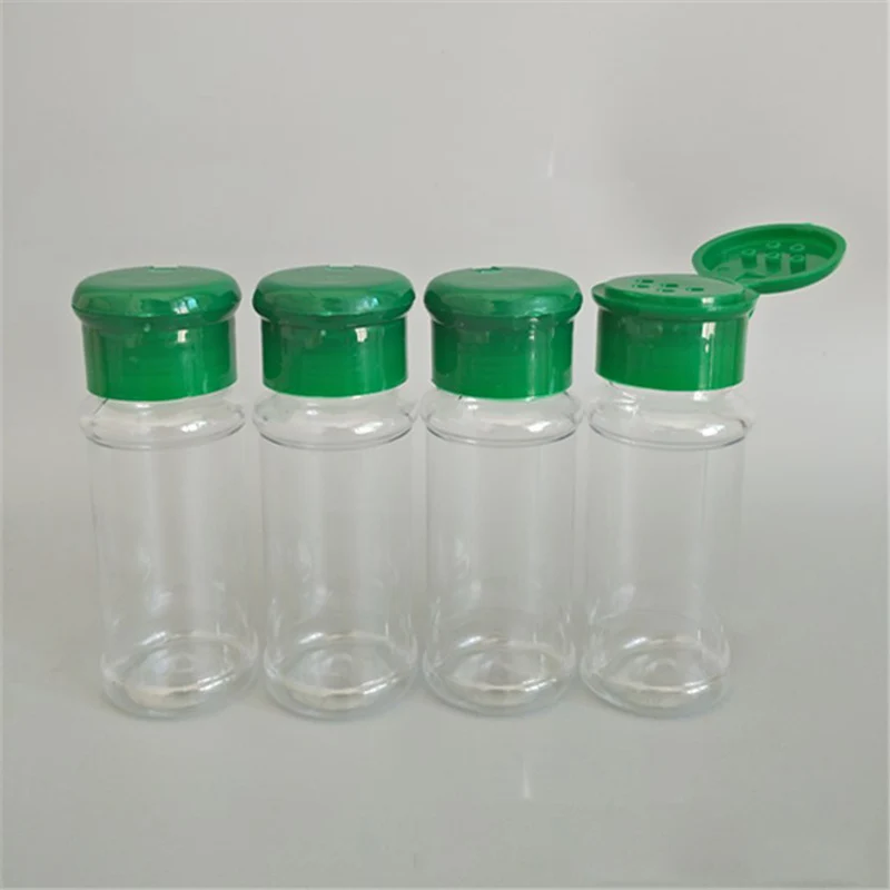 

5pcs/set Kitchen Plastic Spice Salt Pepper Shakers Dispenser Seasoning Jar Can BBQ Cooking Seasoning Bottle For Kitchen Tools