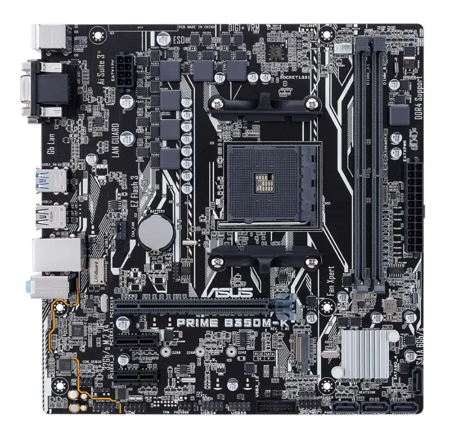  Neue PRIME B350M-K motherboard kleine bord AM4 interface