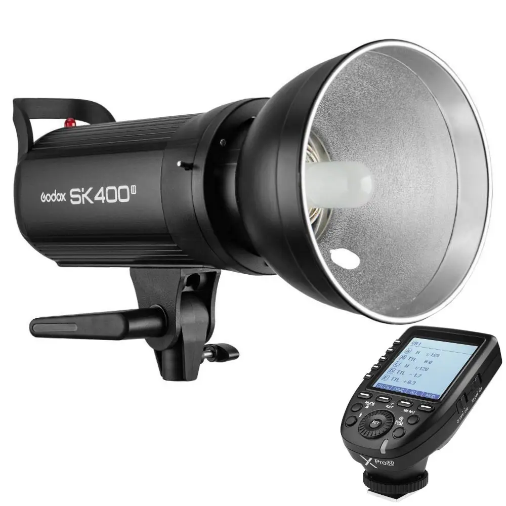 

Godox SK400II 400W 400Ws 2.4G 1/8000 Professional Studio Flash Strobe+ Xpro-N Wireless Trigger for Cannon DSLR Camera