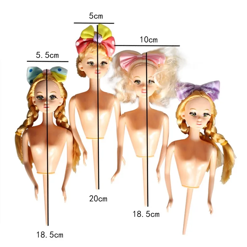 Food Grade Plastic Doll Model Mould Cake Mold for DIY Doll Dress Sugarcraft Fondant Cake Decorating Tools