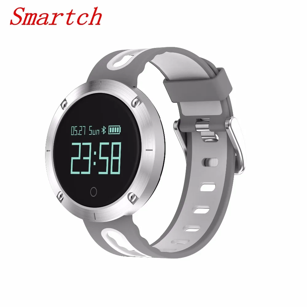 

Smartch 2017New DM58 Smart Bracelet IP68 Waterproof band Blood Pressure Heart Rate Monitor Call Reminder Sports Track Smart Wear