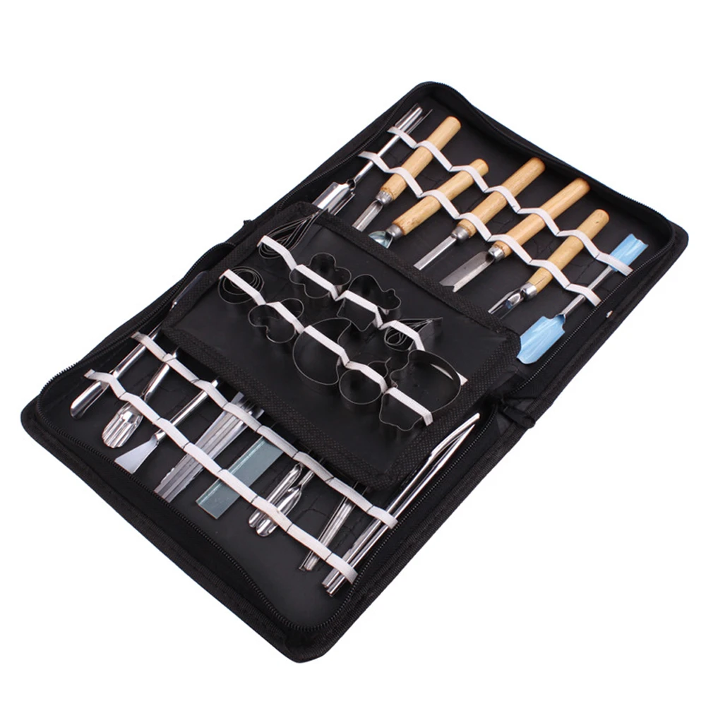 1 Set 46 Pcs Vegetable Fruit Carving Set Food Kitchen Cutting Tool Food