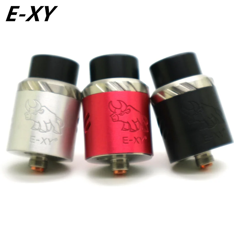 

E-XY Bull RDA Atomizer 24mm RDA Atomizer Rebuildable Dripping Electronic Cigarette Atomizer For 510 Mod