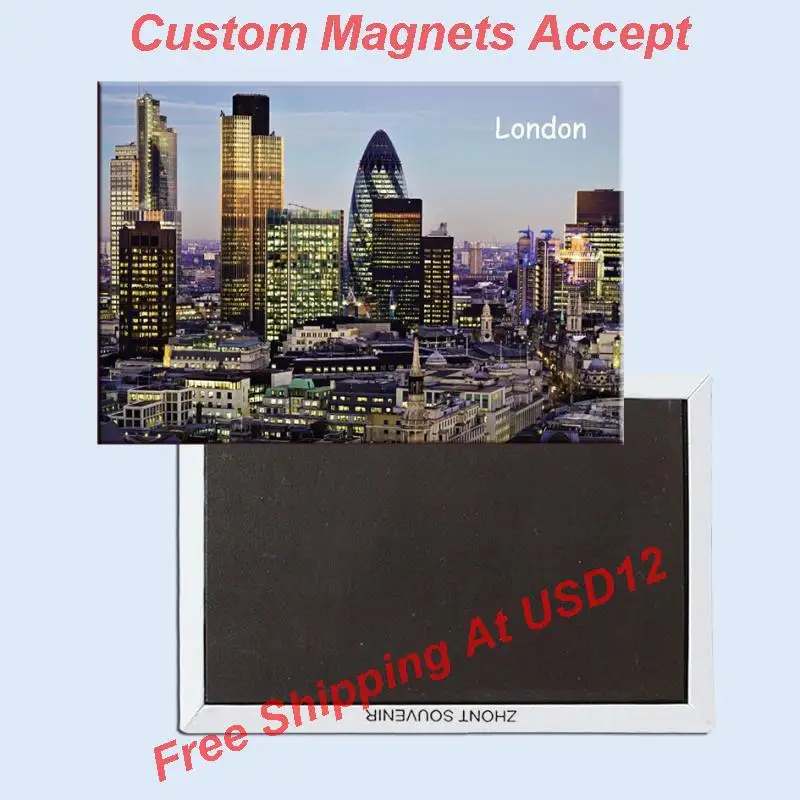 

Free Shipping 78*54*3mm London Souvenir Fridge Magnets 20252