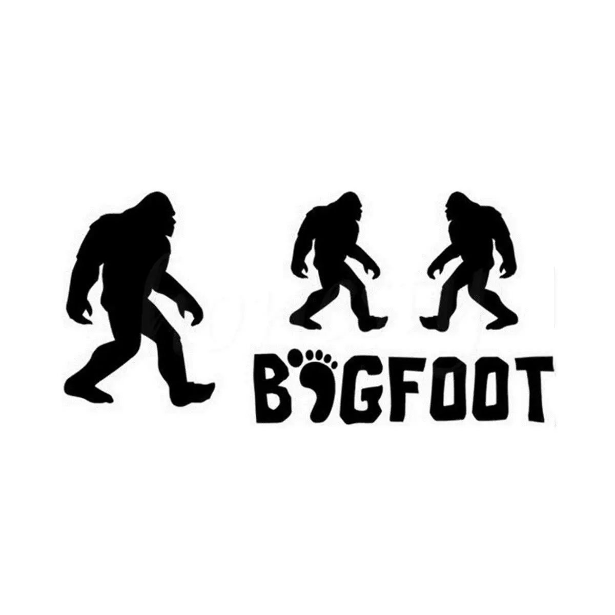 Funny Set 4 Bigfoot Yeti Sasquatch Motorcycle Car Styling Stickers Wall