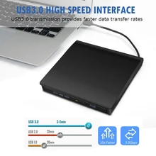 Brushed material External Blu-ray Drive Combo USB 3.0 3D Blu-ray Disc Player & DVD/CD-RW Drive Burner For PC Optical Drive Brushed material External Blu-ray Drive Combo USB 3.0 3D Blu-ray Disc Player & DVD/CD-RW Drive Burner For PC Optical Drive