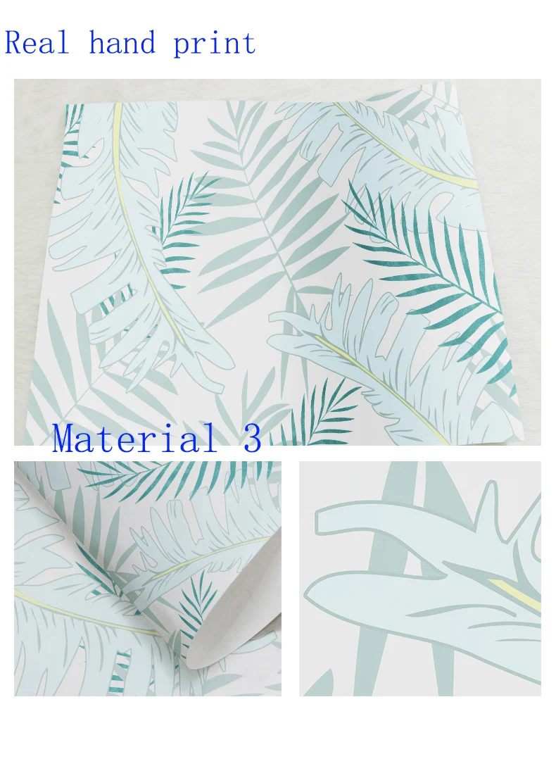 Bacaz Original 3d Leaf Wallpaper Mural for Bedroom Sofa Background 3d Mural Wall paper 3D Leaf Sticker