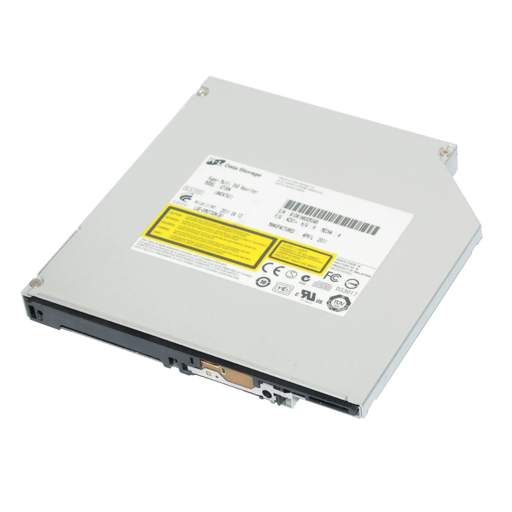 Deepfox 12,7mm DVD CD RW quemador escritor interno SATA Optical Drive portátil disco DVD quemador escritor con panel