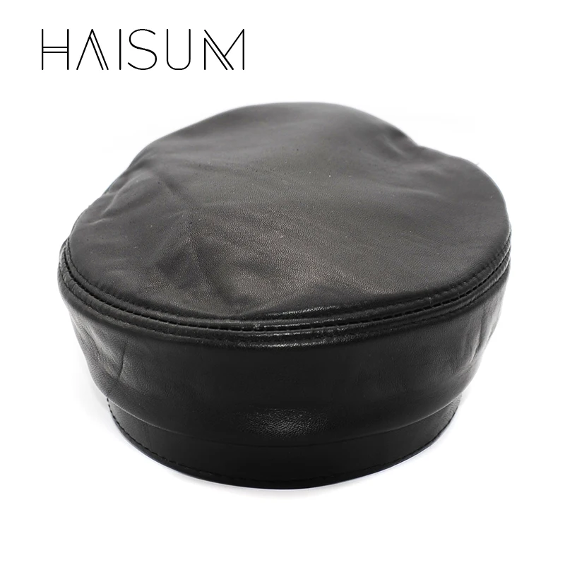 Кепка унисекс из натуральной кожи ягненка модель Cs43 2018 года|military hat|military hats capswomens