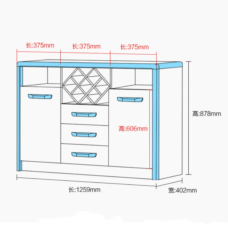 Cajonera muebles de sala commode meuble rangement cassettiera armoire de rangement шкаф для хранения деревянная мебель для гостиной