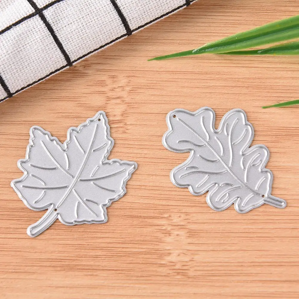 3pcs Leaves Metal Cutting Dies Template Paper Cards DIY Stencils Crafts Handmade For Scrapbooking Embossing Folder Die Cuts