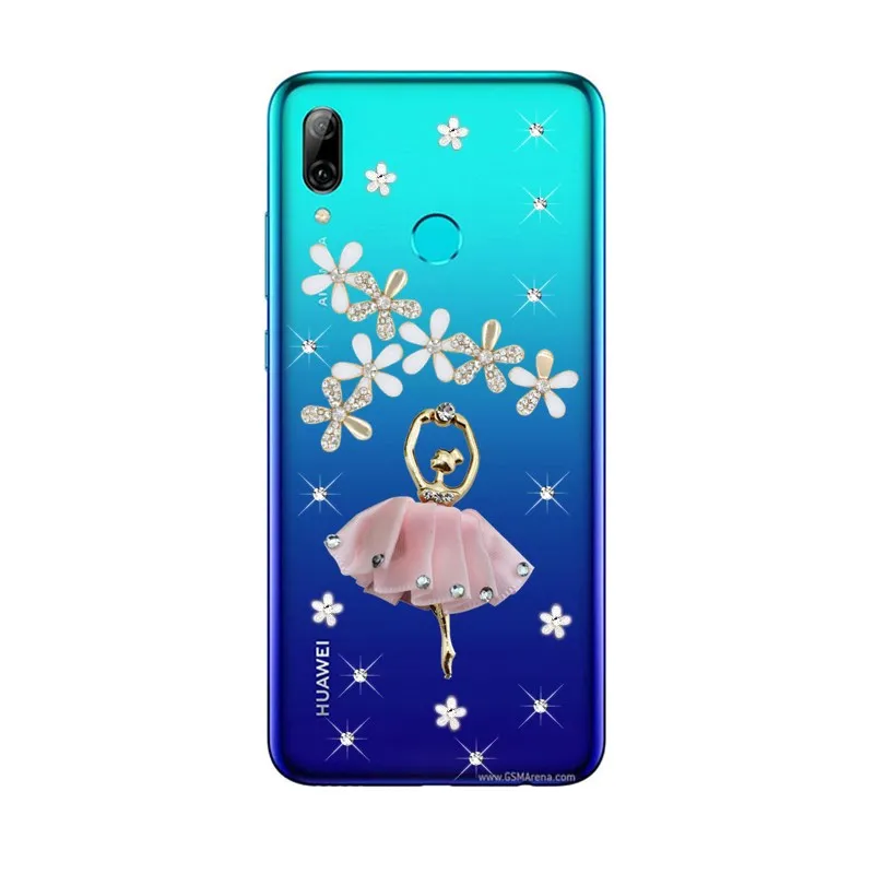 Прозрачный чехол бампер с павлином для Huawei Y7 2019 Y9 P Smart защитный P20 pro 8A Honor 9A 9 10 lite 8X