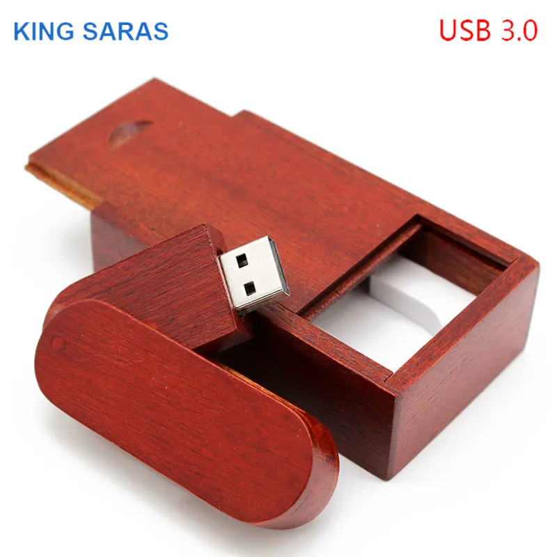 Король SARAS usb3.0 клена карбонизированный бамбук+ коробка usb флеш-накопитель 4 GB/8 GB/16 GB/32 GB/клен usb 3,0 фотография подарочной