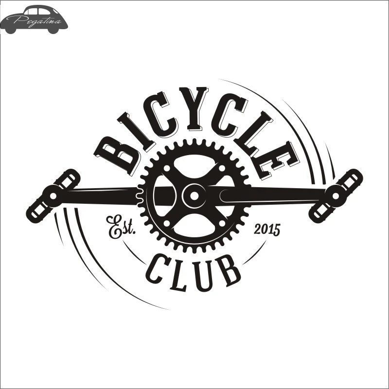 Pegatina Bike Bicycle Shop Service Sticker Bicycle Cycling Car Decal Posters Vinyl Wall Decor Mural Sticker