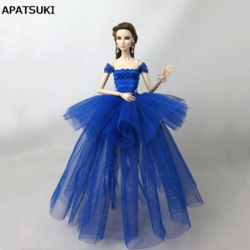 white christmas dresses Barbie Complete Looks Navy Silver Sparkle Gown Fashion Pack – Square Imports