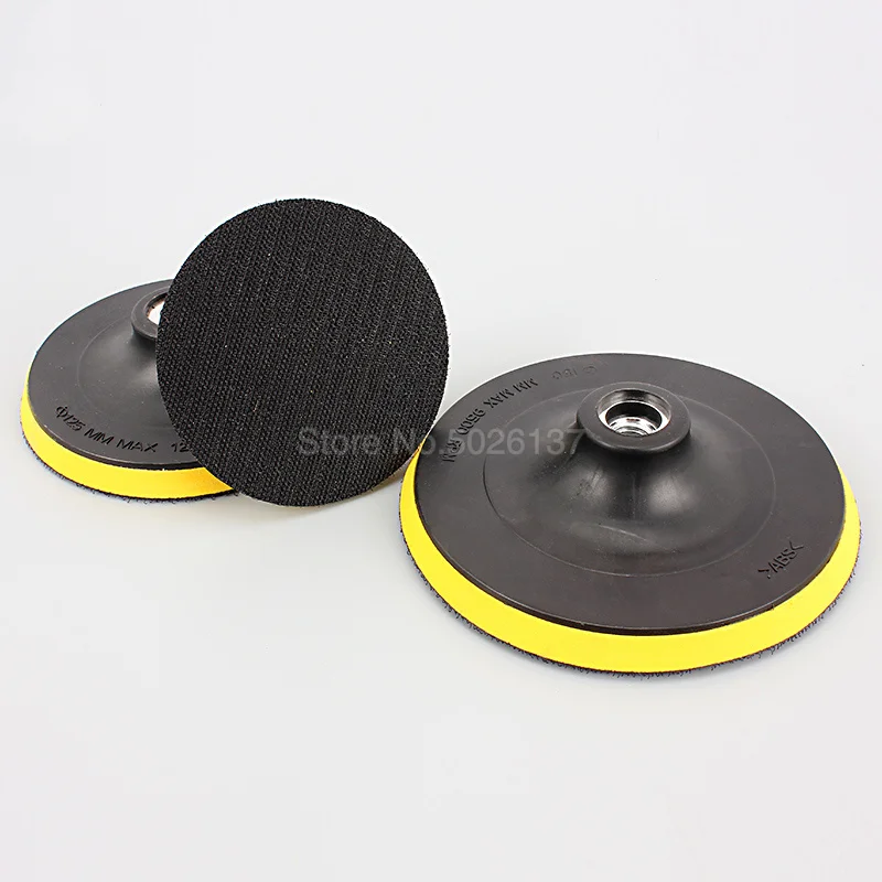 1PCs Backing Pad Car Polisher Bonnet Dia Inch Angle Grinder Wheel Sander Paper Disc Auto Polishing Machine Tool Self-adhesive @