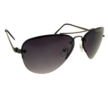 

Sunglasses Aviator style half scope mount