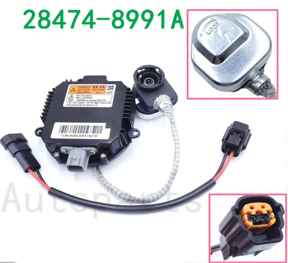 28474 8991A 28474 89904 D2R D2S HID Xenon Headlight Ballast Control Igniter Unit Module ECU For