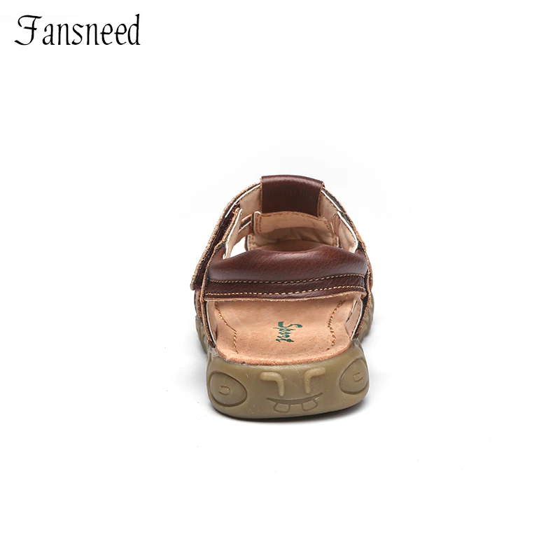 Children Shoes Summer Sandals Genuine Leather Quality Boys and Girls Beach Sandals  Cowhide Causal Kids Shoes 3