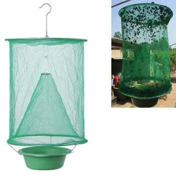 

Reusable Hanging Flycatcher Outdoor Folding Fly Trap Summer Mosquito Trap Top Catcher Fly Wasp Insect Bug Killer Fly catcher CA