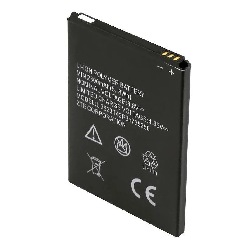

Origina High Capacity Li3823T43P3H735350 battery For ZTE Q802T Geek V975 U988S N986 V976 N976 MF64 4G Mobile WiFi Hotspot Z833 Z
