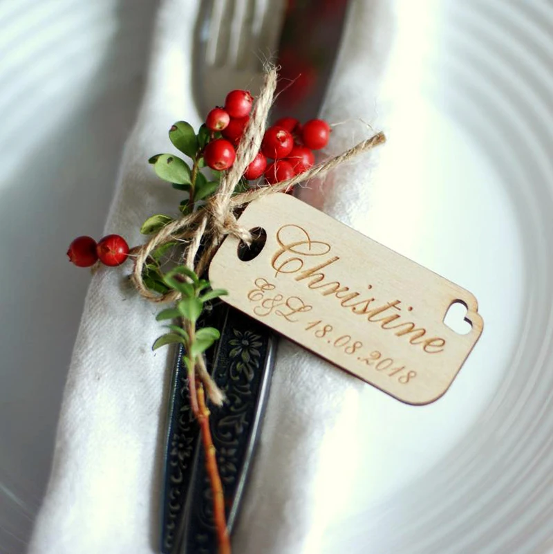 

Personalized Customized Wood Guest Place Names for Wedding ,Place Card Table Setting Plan,Wooden Guest Name,wedding decoration