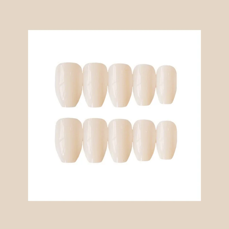 24pcs/set Multi color French Ballet Fake Nail Gradeint Natural Coffin False Nails Wholesale Nails Supplier nail tips - Цвет: 13