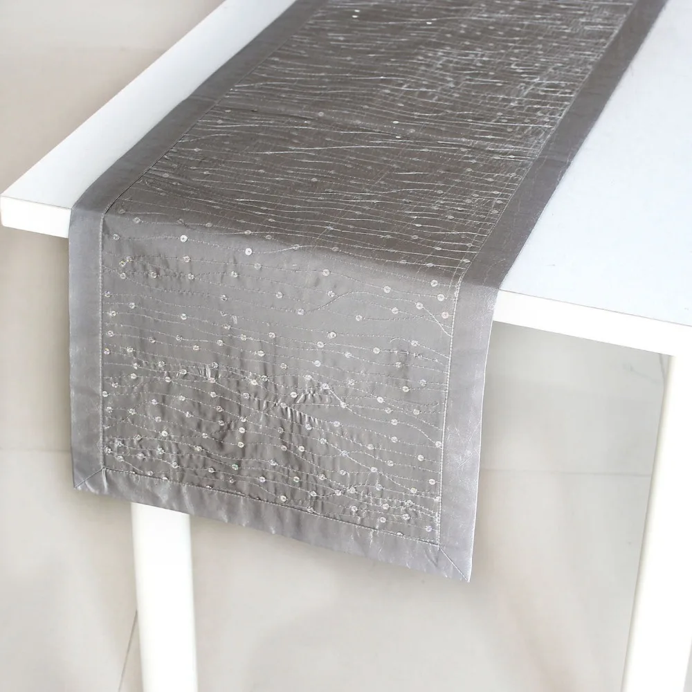Free Shipping New Design Sparkle Glitter Silver Table Runner Bling Free Shipping New Design Sparkle Glitter Silver Table Runner Bling P519 In Runners From Home Garden On Aliexpress Alibaba Group