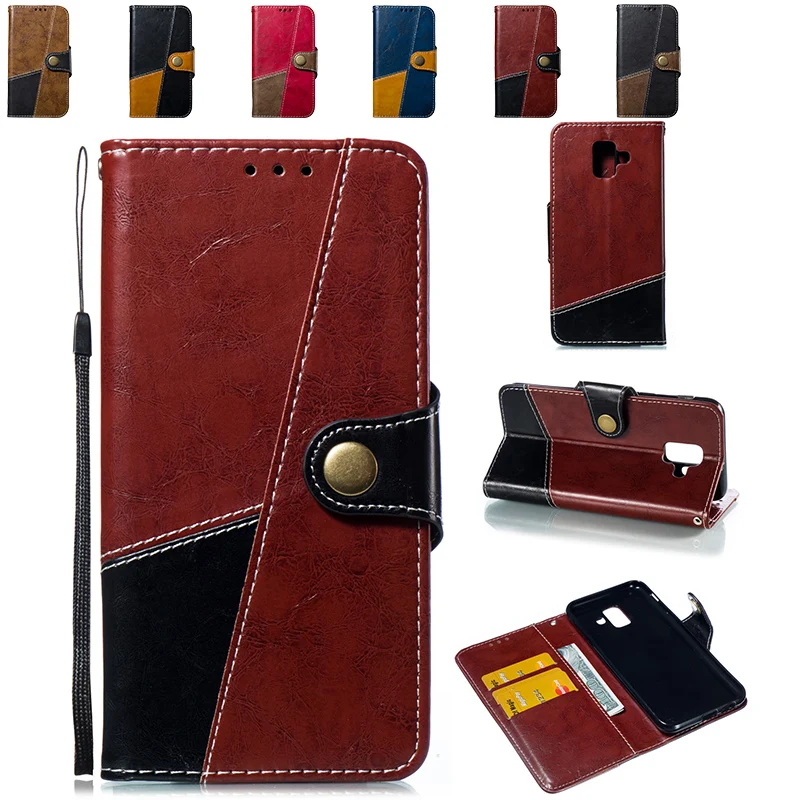 Чехол с откидной крышкой для samsung Galaxy A6 6 600 2018 SM-A600FN/ds SM-A600N SM-A600G/DS SM A600 A600FN/ds A600G/DS