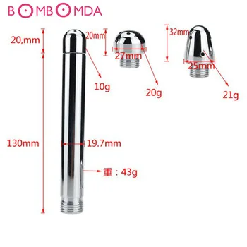 1Set Small Shower Head Enema Water Nozzle Anal Plug Head Enema Anal Cleaning Kit/Faucet,Anal Sex Toy Bidet Vaginal Washing O4