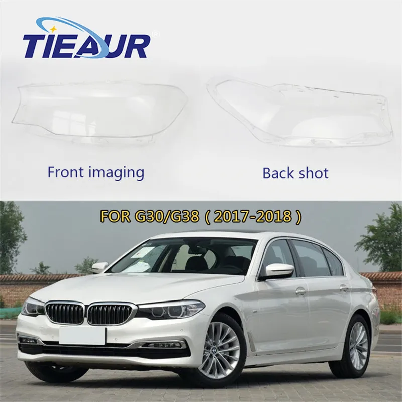 

Front Headlight clear lens Cover Transparent Headlamp shade for BMW 5 Series G30/G38 528Li 530Li 540Li Headlight Shell 17-18