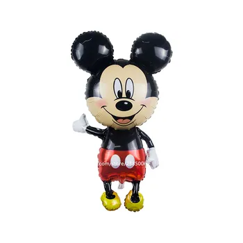 

Hot 5pcs/lot 46 inch Large size Mickey mouse balloons Minnie Mouse Foil helium Ballon birthday party supplies