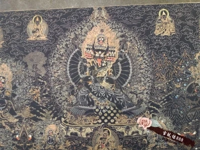 

Triple Diamond Statues in Tangka Decoration and Hanging Paintings in Tibet