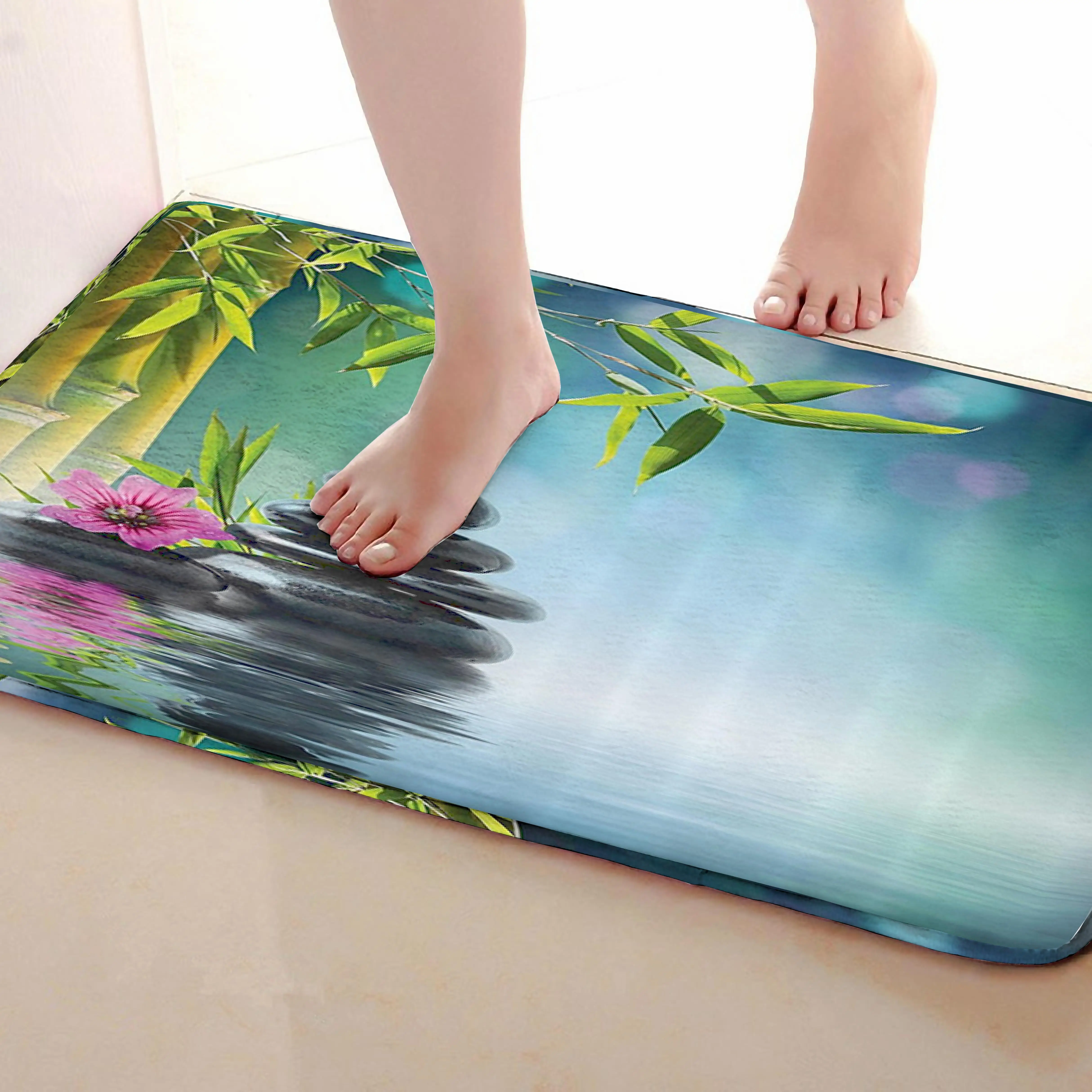 Булыжник Стиль открытый Коврики S, забавные Нескользящие Для ванной Коврики, двери Коврики S, дверь входная Коврики s