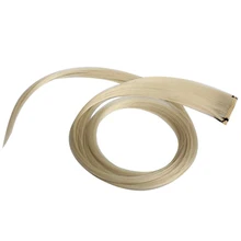 Прямые волосы на заколках, прямые волосы для наращивания, индивидуальный стиль, панк, длинные светлые волосы SK88