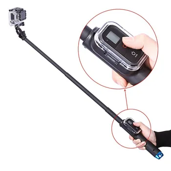 

For GoPro Remote Pole 98cm Aluminum Handheld Monopod with WIFI Remote Cabinet for GoPro Hero 4/3+/3/for YI Camera