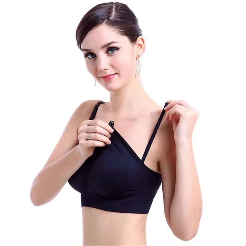 

New Women Nursing Pregnant Maternity Bra Breastfeeding Full Coverage Padded Bra Feeding Tanks
