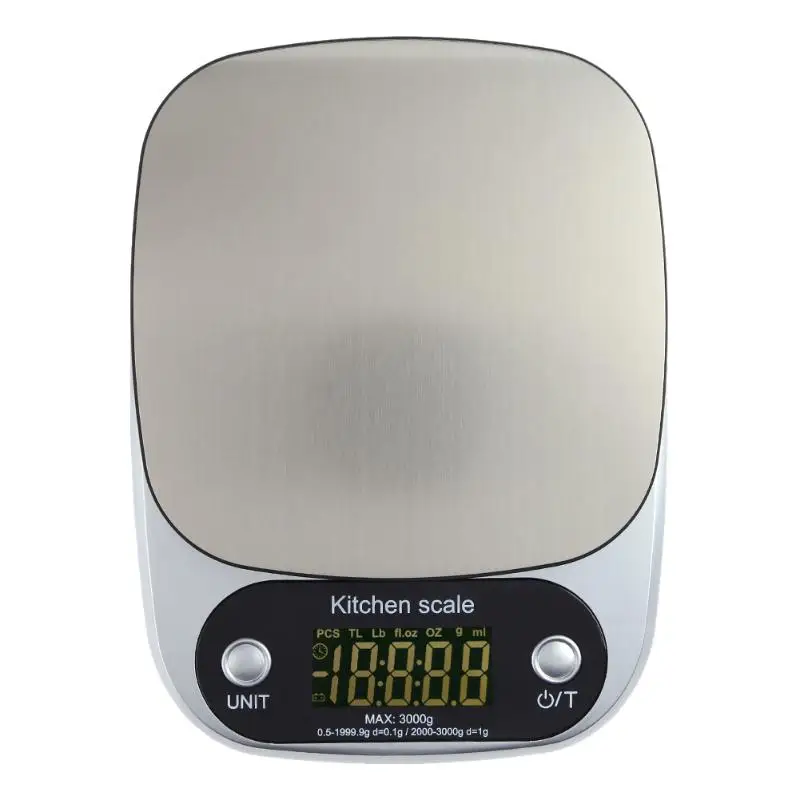 

3-10kg/0.1g LCD Display Mini Electronic Digital Scales Pocket Case High Accuracy Kitchen Jewelry Weight Scale By 3x AAA Battery