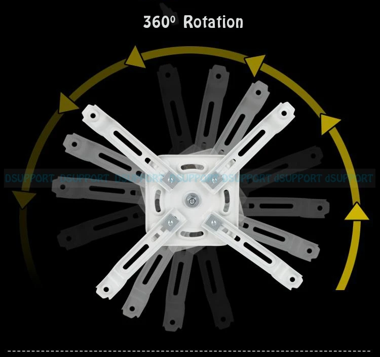 Универсальное крепление для проектора NBT817-60 кронштейны для проектора с полным движением длина от потолка 15,"-23,8"(390-605 мм) загрузка 25 фунтов